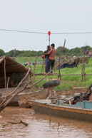 Crossing the river / Experiences when travelling through villages in Cambodia
