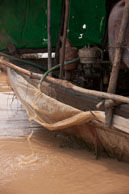 Boat engine / Experiences when travelling through villages in Cambodia