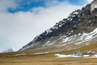 Trackers Hut in the Tundra / One of the trackers huts on the tundra at Vårsolbukta, Bellsund, Svalbard