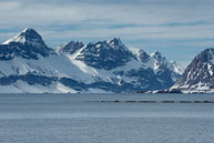 Mountain Peaks / The mountain peaks along Samarinvågen / Brepollen, Svalbard