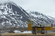 Abandoned airfield at Pyramiden / Pyramiden, an abandoned Russian mining settlement